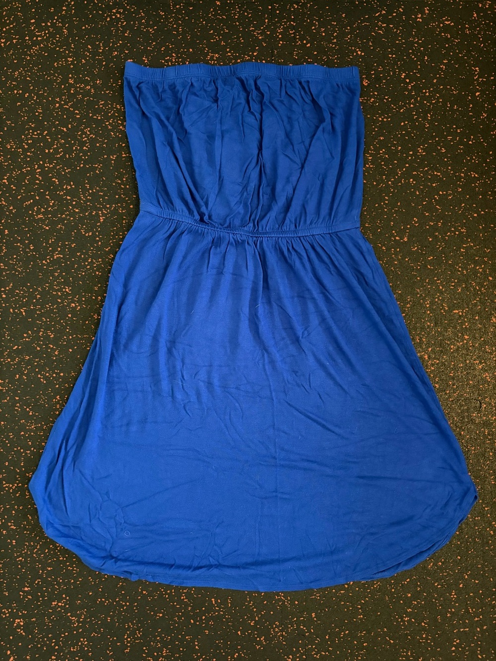 Old Navy Blue Strapless Casual Summer Dress Women’s Medium